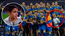VIRAL | Un nene se coló en los festejos de Boca y tuvo un exabrupto al aire: "Gallina p..."