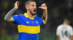 Darío Benedetto, la gran figura que tuvo el partido.