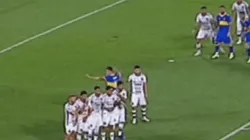 ¿Jugada preparada? Todos hablan de lo que hizo Roncaglia en este tiro libre