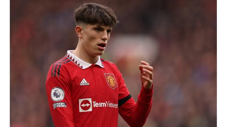 Garnacho en Manchester United