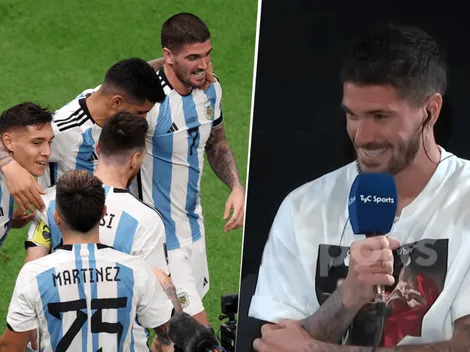 De Paul contó una cábala del Mundial y prendió fuego a 3 compañeros: "¡Había un humo!"