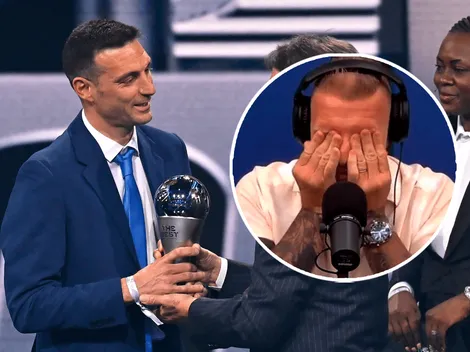 VIDEO | El llanto de Fantino cuando Scaloni ganó el The Best