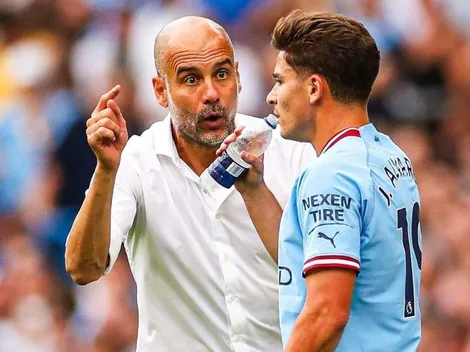 La frase de Guardiola sobre Julián Álvarez tras su brillante actuación: "Cuando juega..."