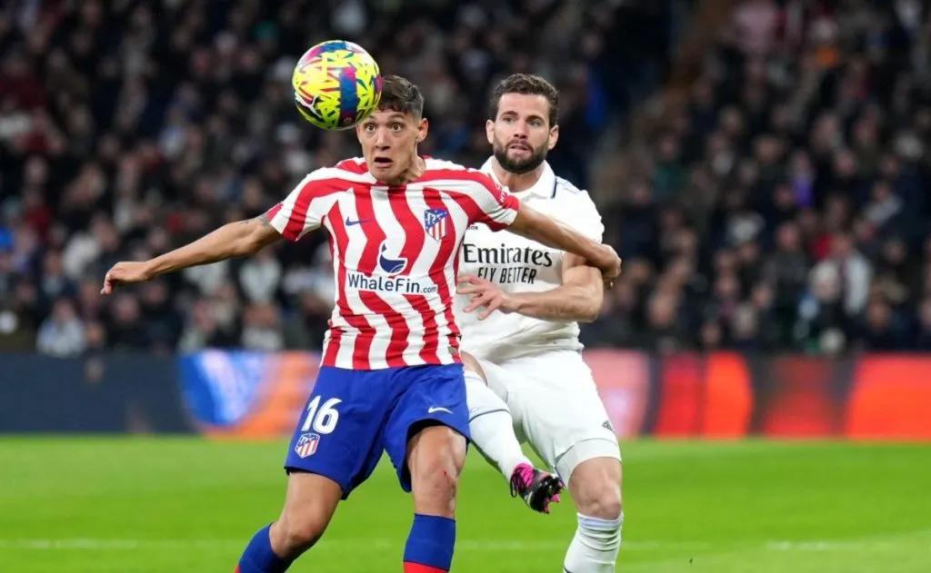 Nahuel Molina Lucero en acción.