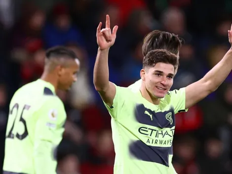 VIDEO | Juega y rinde: Julián Álvarez hizo un doblete en su regreso a la titularidad