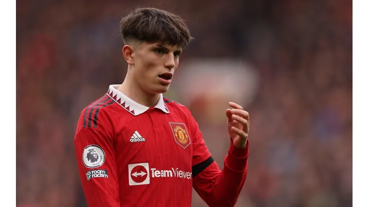 Alejandro Garnacho es una de las promesas del Manchester United.