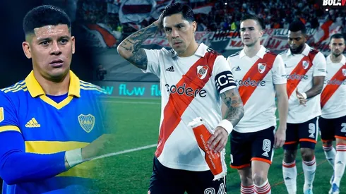 Marcos Rojo le dedicó una historia a un referente de River.