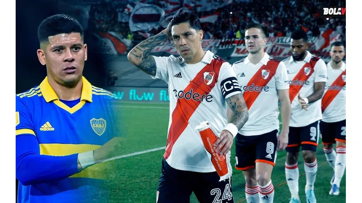 Marcos Rojo le dedicó una historia a un referente de River.