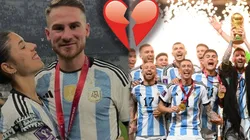 Se terminó el amor: además de Mac Allister, otros dos campeones del Mundo estarían separados