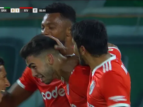 VIDEO | El tremendo gol de Simón con el que River se puso en ventaja ante Banfield