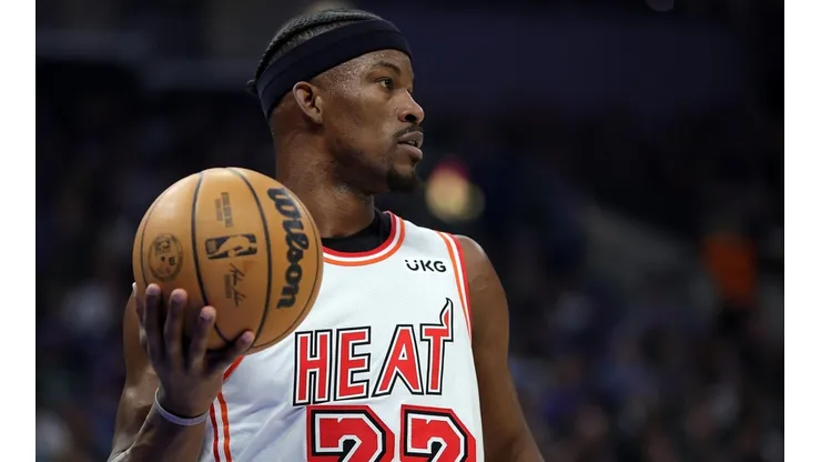 Butler durante un partido de Miami Heat.