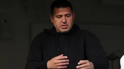 Juan Román Riquelme, presidente de Boca, sin poder ar
