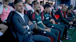 Martín Demichelis durante la victoria sobre Tigre.