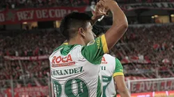 Nicolás Fernández, una de las figuras del partido.