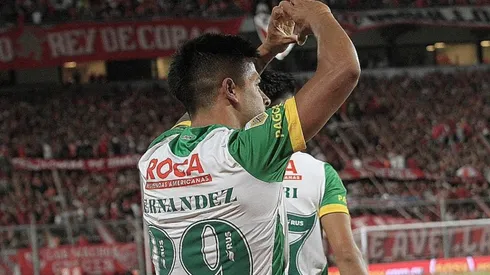 Nicolás Fernández, una de las figuras del partido.