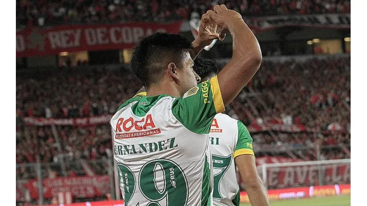 Nicolás Fernández, una de las figuras del partido.
