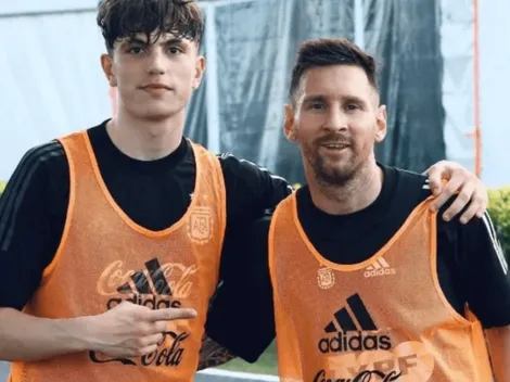 No en la Selección: deslizan que Garnacho podría ser compañero de Messi y nadie lo puede creer