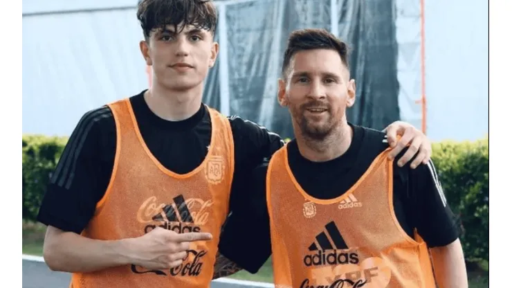 No en la Selección: deslizan que Garnacho podría ser compañero de Messi y nadie lo puede creer