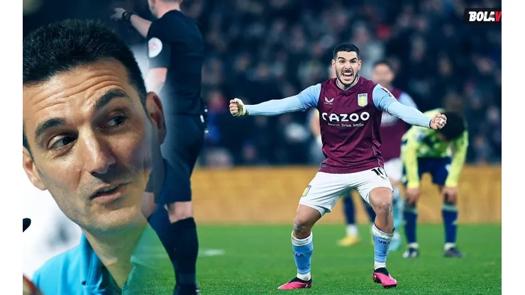 Lionel Scaloni sigue de cerca a Buendía.