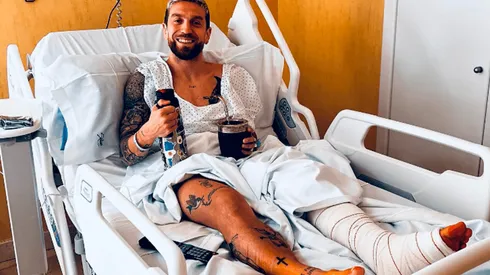 La impactante imagen del tobillo de Papu Gómez tras la operación