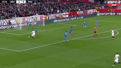 La maniobra espectacular de Lucas Ocampos.