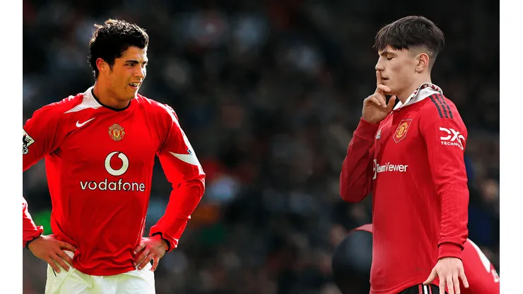 "Un Cristiano Ronaldo joven": la gloria del Manchester United que se rindió a los pies de Garnacho