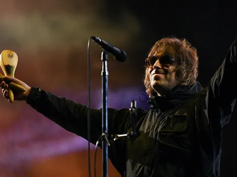 La reacción de Liam Gallagher, exlíder de Oasis, por una bandera en la cancha de River