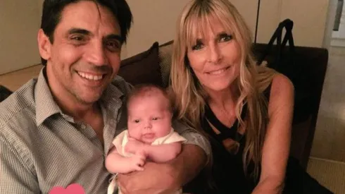Virginia Erizalde junto a su familia