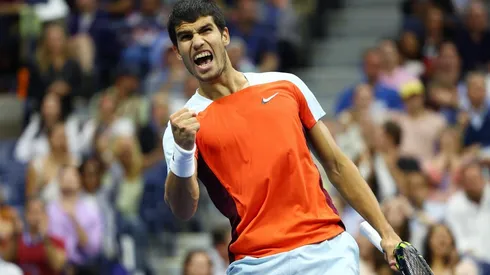 El español Carlos Alcaraz en acción.