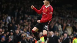 VIDEO | Garnacho convirtió un golazo en el United y dejó un mensaje clarito: "Acá estoy yo"