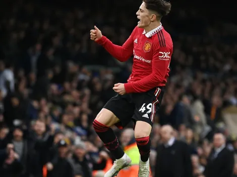 VIDEO | Garnacho convirtió un golazo en el United y dejó un mensaje clarito: "Acá estoy yo"