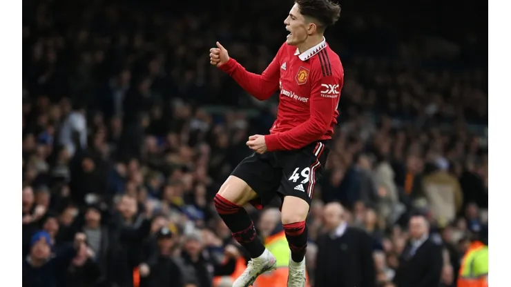 VIDEO | Garnacho convirtió un golazo en el United y dejó un mensaje clarito: "Acá estoy yo"