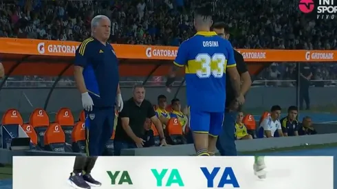 Inaudito: Orsini no tocó la pelota, pidió el cambio y en Boca lo celebraron