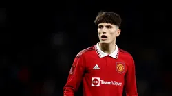 Garnacho podría juntarse en Manchester con un campeón del mundo con la Selección