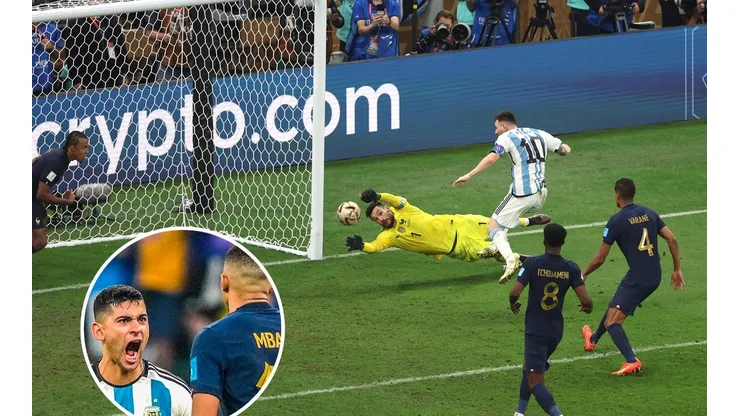 Fin del misterio: Cuti Romero reveló el motivo por el que festejó el gol de Messi en la cara de Mbappé