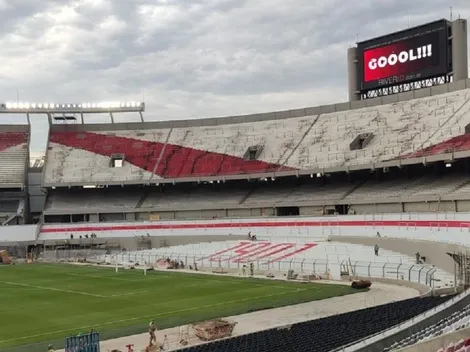 Así está el Estadio Monumental a tres días de su reestreno
