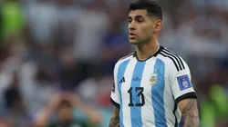 Cristian Romero en el Mundial de Qatar 2022.