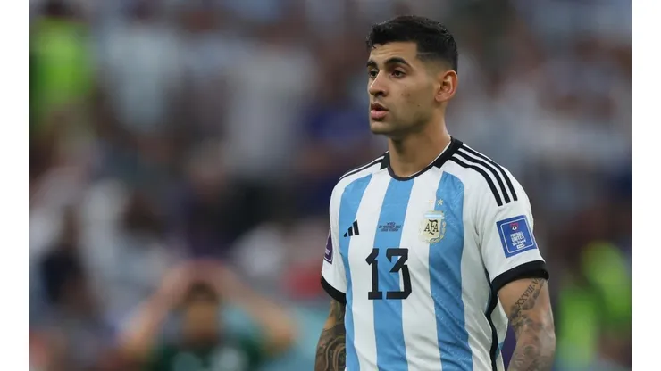 Cristian Romero en el Mundial de Qatar 2022.