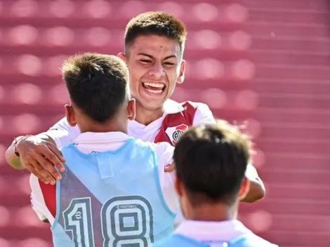 VIDEO | El golazo del Diablito Echeverri en la Reserva de River que hace delirar a los hinchas