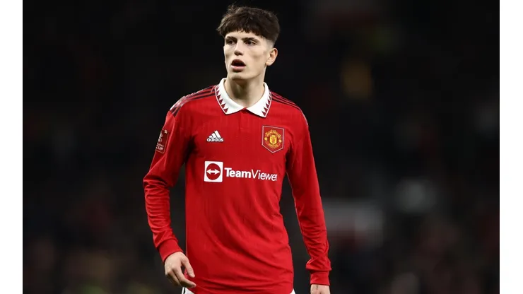 Alejandro Garnacho en Manchester United.