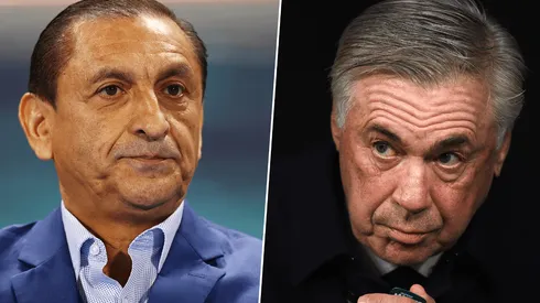 Ramón Díaz y Carlo Ancelotti, frente a frente.