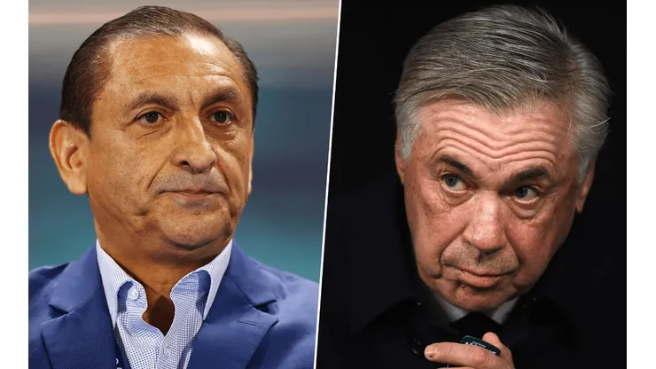 Ramón Díaz y Carlo Ancelotti, frente a frente.