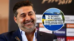 Daniel Angelici rompió el silencio tras la clausura de La Bombonera.