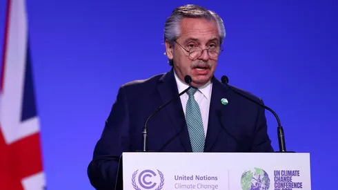 En las redes sociales se difundió un video de Alberto Fernández decretando cuarentena.