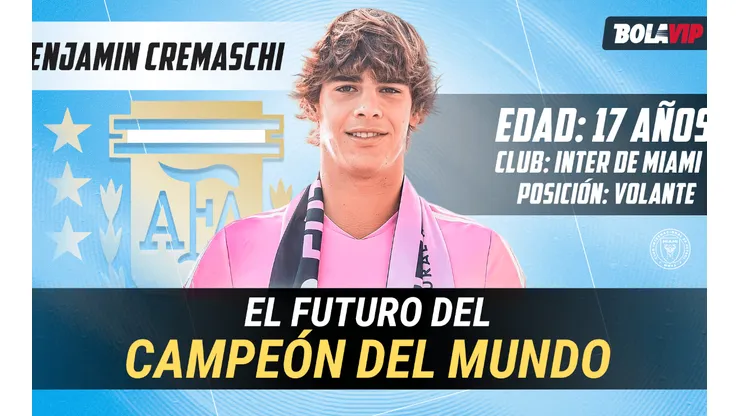 Nació en EE.UU. y lo comparan con De Paul: Benjamín Cremaschi, el pibe que podría jugar para Argentina