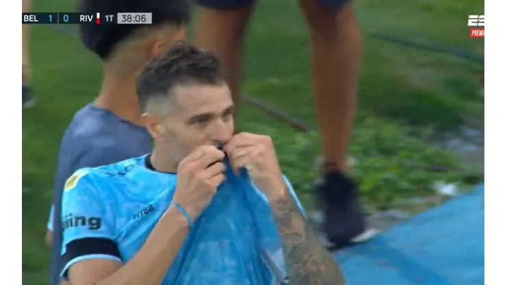 VIDEO | El tremendo blooper de Enzo Díaz que derivó en el primer gol de Belgrano