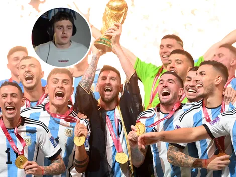 "Argentina es la peor selección que ha ganado un Mundial": el video de un tiktoker español que generó polémica