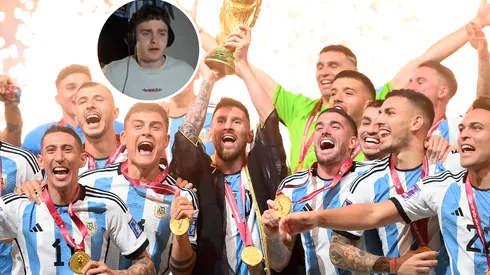 "Argentina es la peor selección que ha ganado un Mundial": el video de un tiktoker español que generó polémica