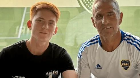 Puso la firma: Valentín Barco extendió su vínculo con Boca hasta el 2024