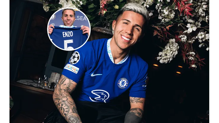 VIDEO | Enzo Fernández intentó hablar en inglés y se hizo viral en su llegada al Chelsea